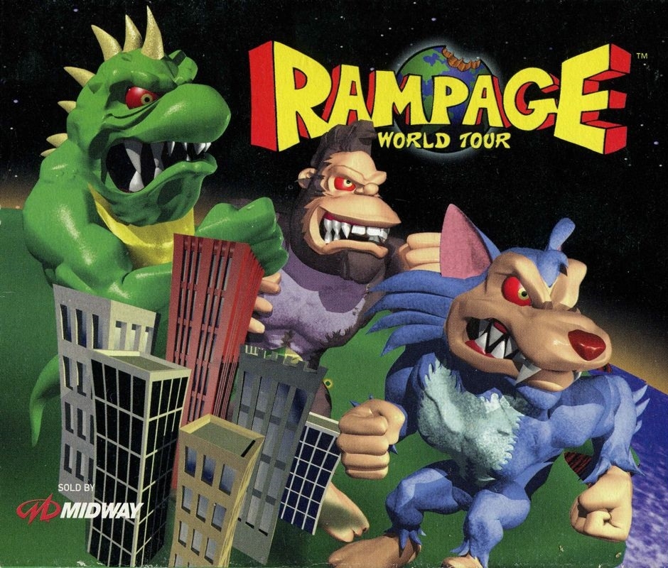 Rampage World Tour (PS1, N64, Saturn, Arcade, Windows